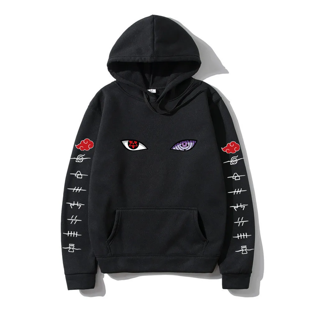 Naruto Eyes Hoodie (Multicolored)