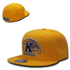 NCAA Kent State Golden Flashes University College Fitted Caps Hats Gold