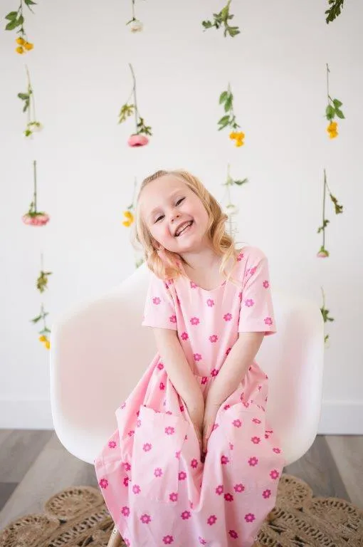 Pink Petunia Twirl Dress