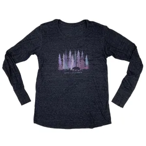 Plain Sight Chico Pines - Womens Long Sleeve T- Shirt