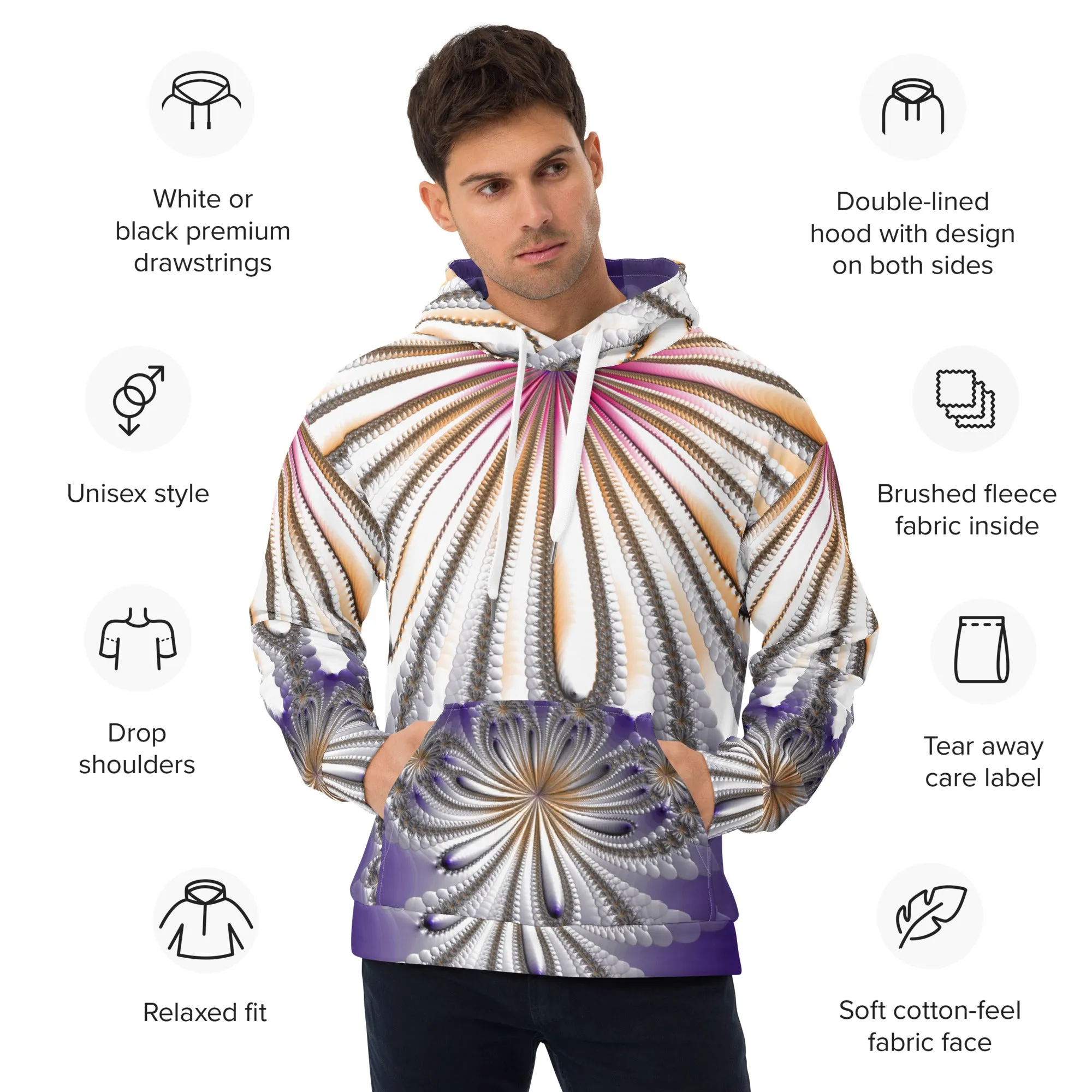 "Morning Bloom" Collection - Designer Unique Unisex Hoodie