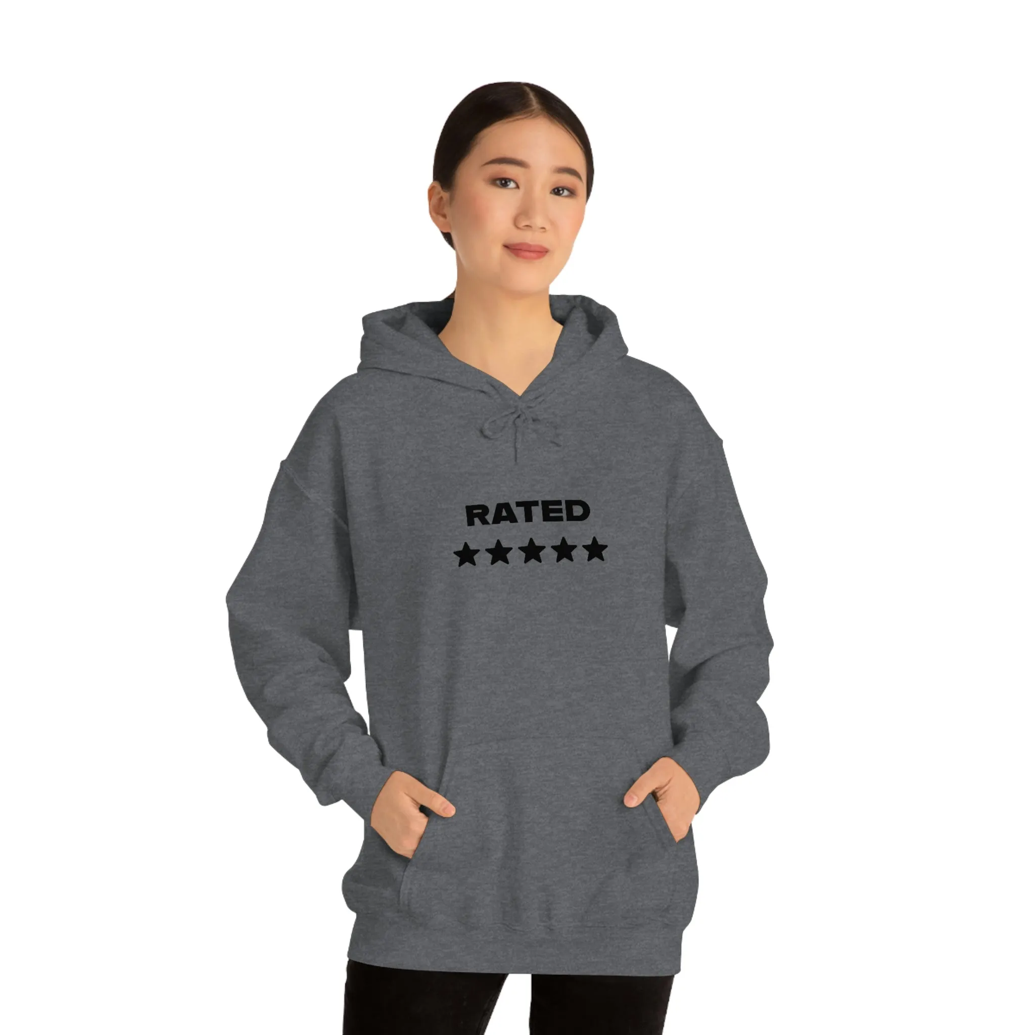 RATED 5 STARS Heavy Blend Hooded Sweatshirt (Unisex)