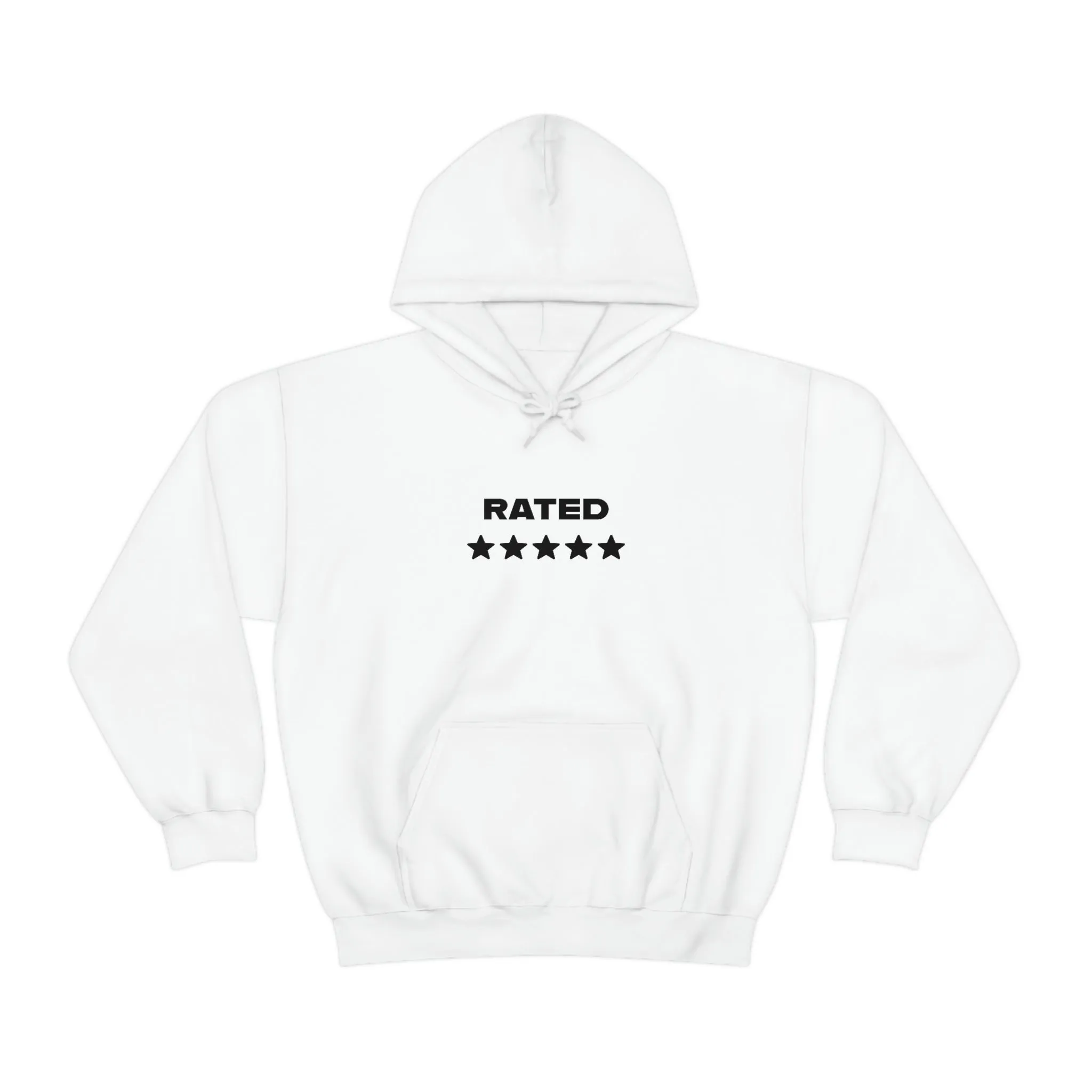 RATED 5 STARS Heavy Blend Hooded Sweatshirt (Unisex)