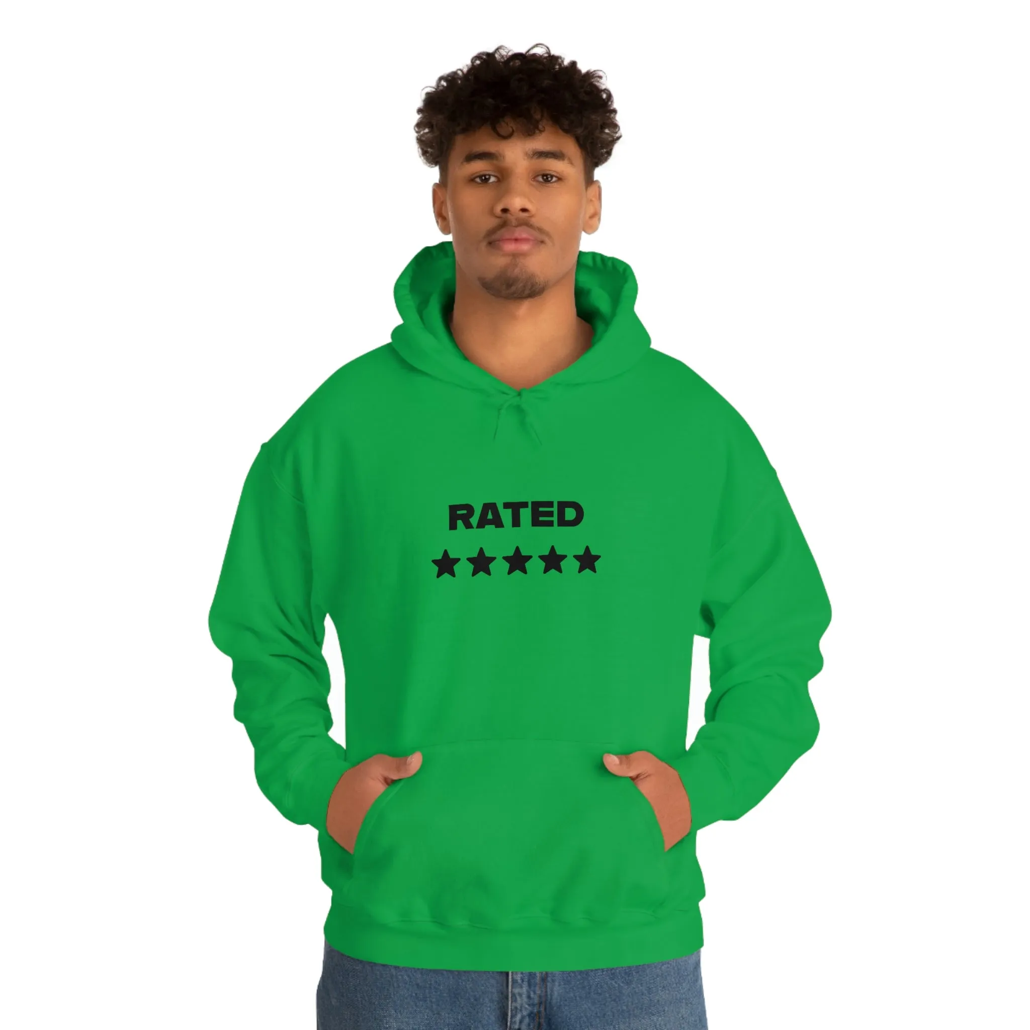 RATED 5 STARS Heavy Blend Hooded Sweatshirt (Unisex)