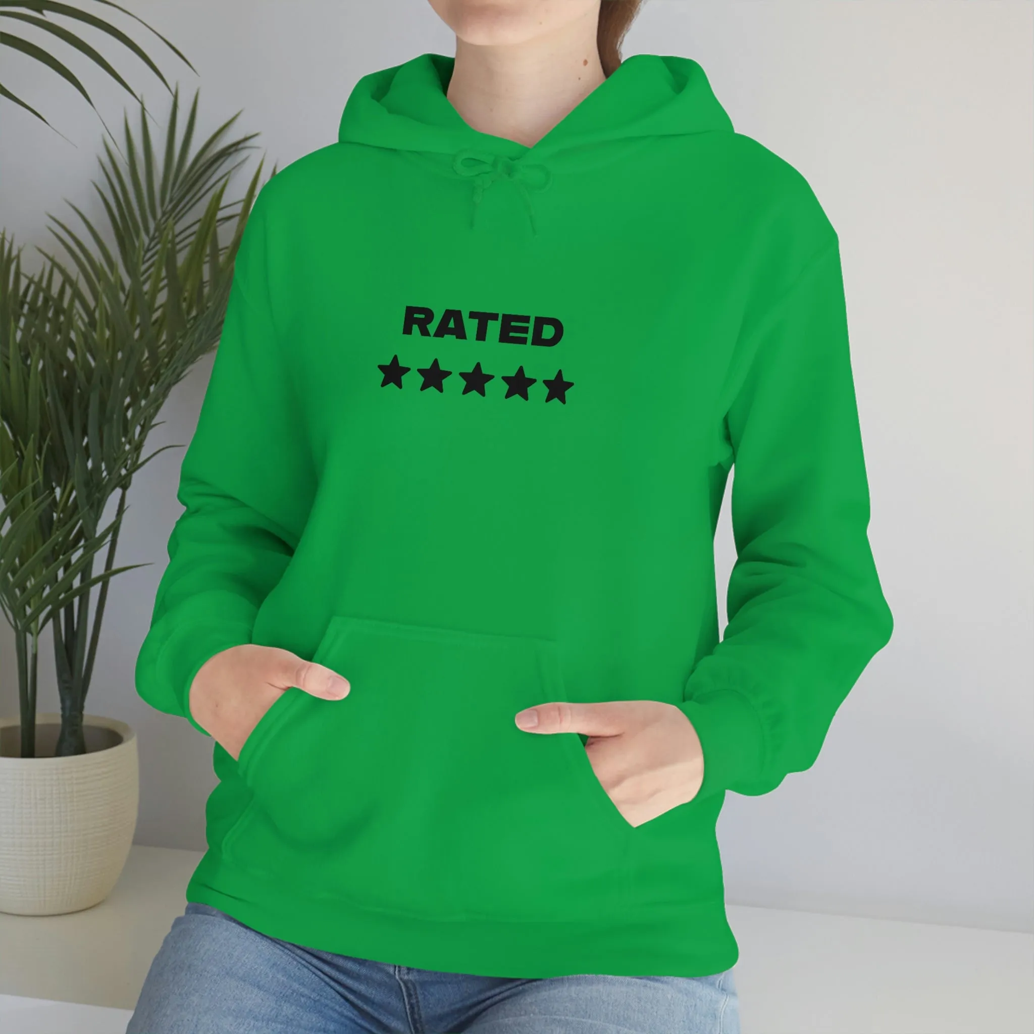 RATED 5 STARS Heavy Blend Hooded Sweatshirt (Unisex)