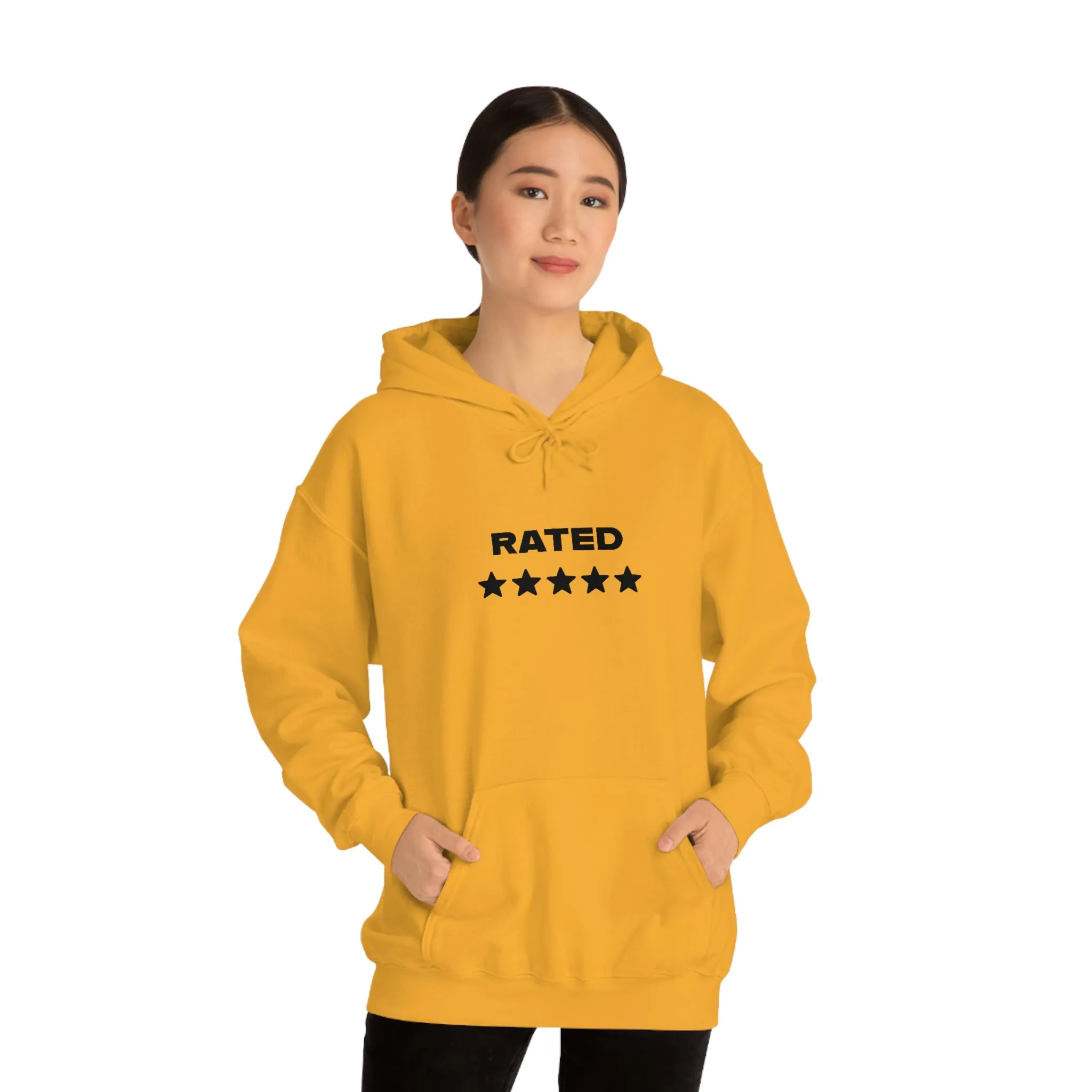 RATED 5 STARS Heavy Blend Hooded Sweatshirt (Unisex)