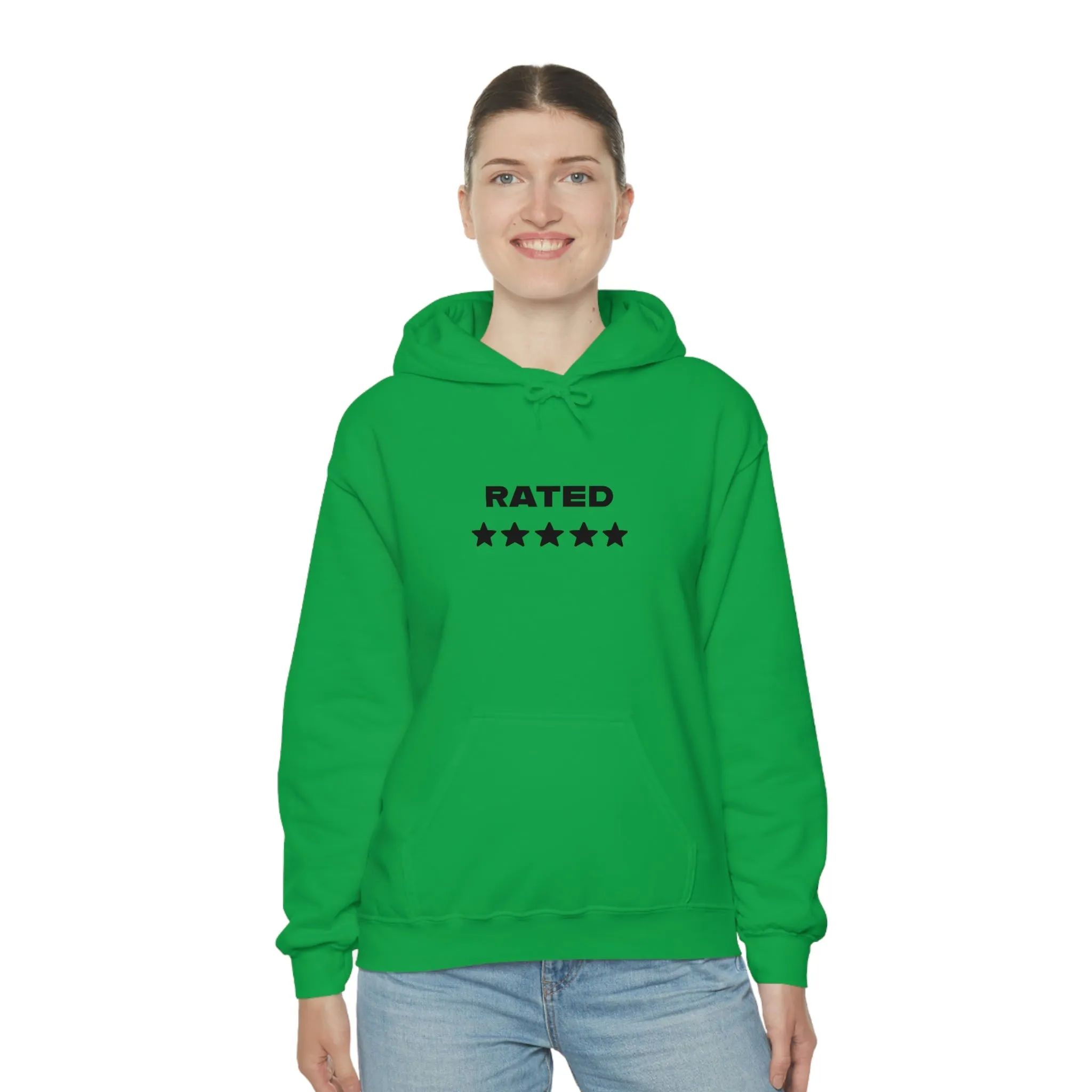 RATED 5 STARS Heavy Blend Hooded Sweatshirt (Unisex)