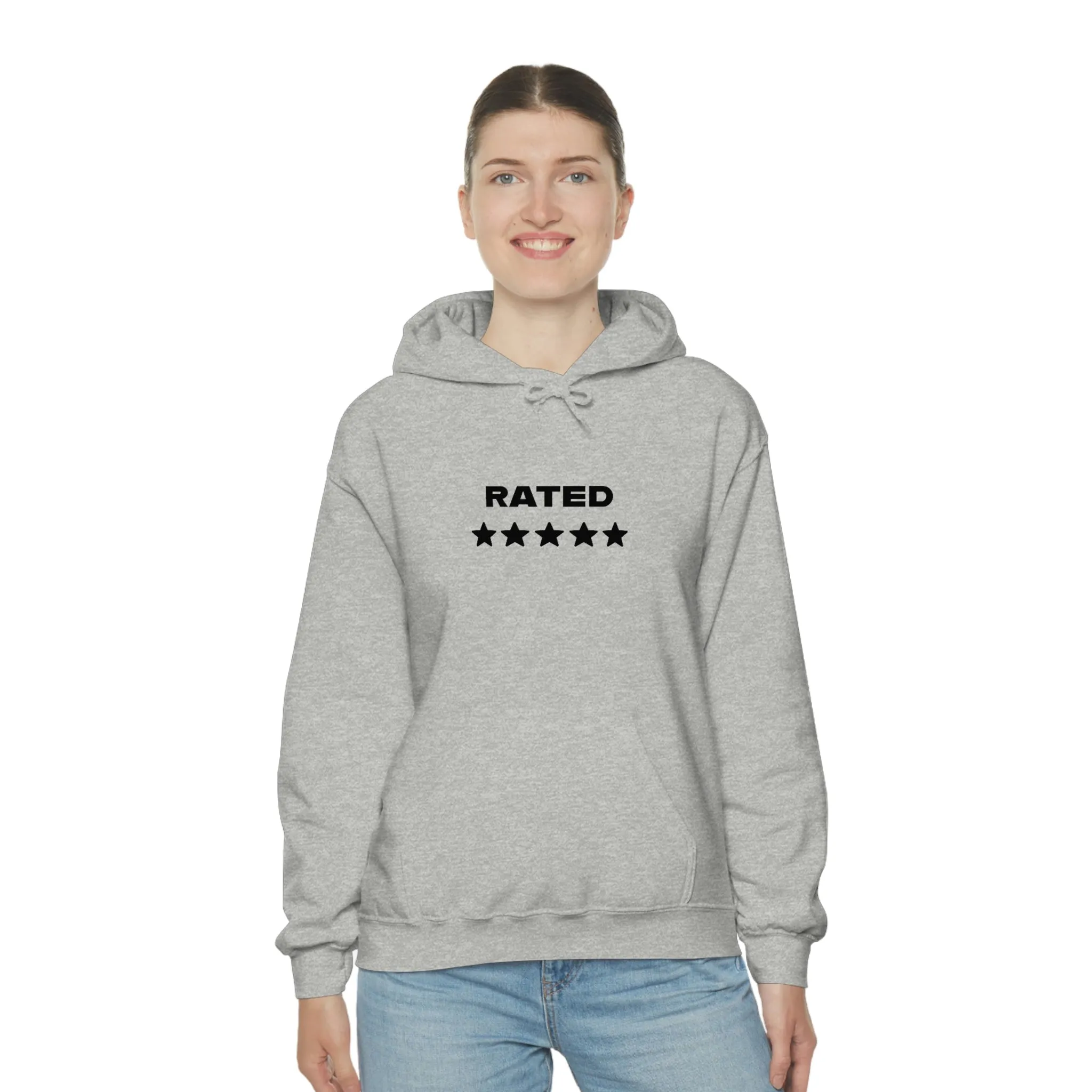 RATED 5 STARS Heavy Blend Hooded Sweatshirt (Unisex)