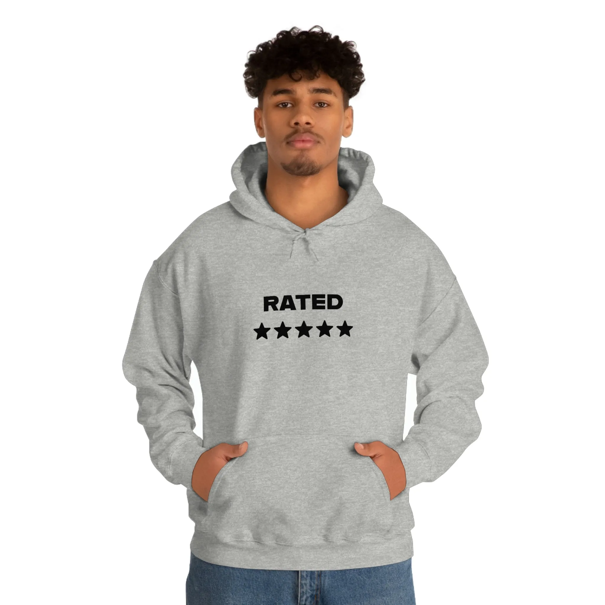 RATED 5 STARS Heavy Blend Hooded Sweatshirt (Unisex)