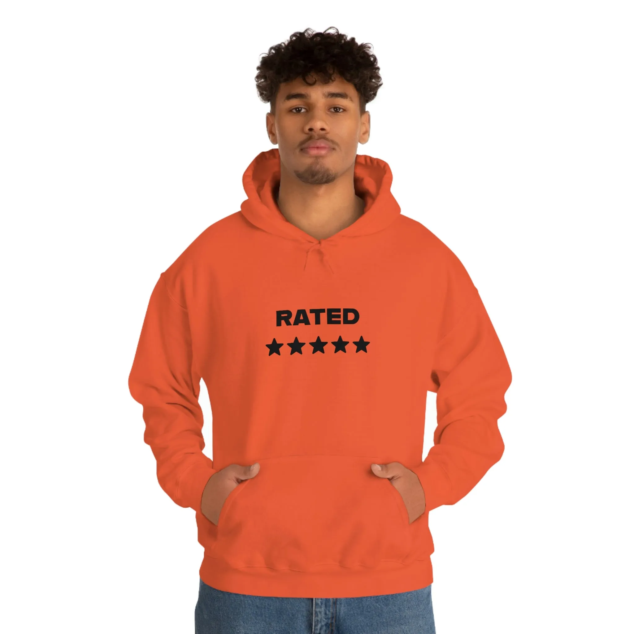 RATED 5 STARS Heavy Blend Hooded Sweatshirt (Unisex)