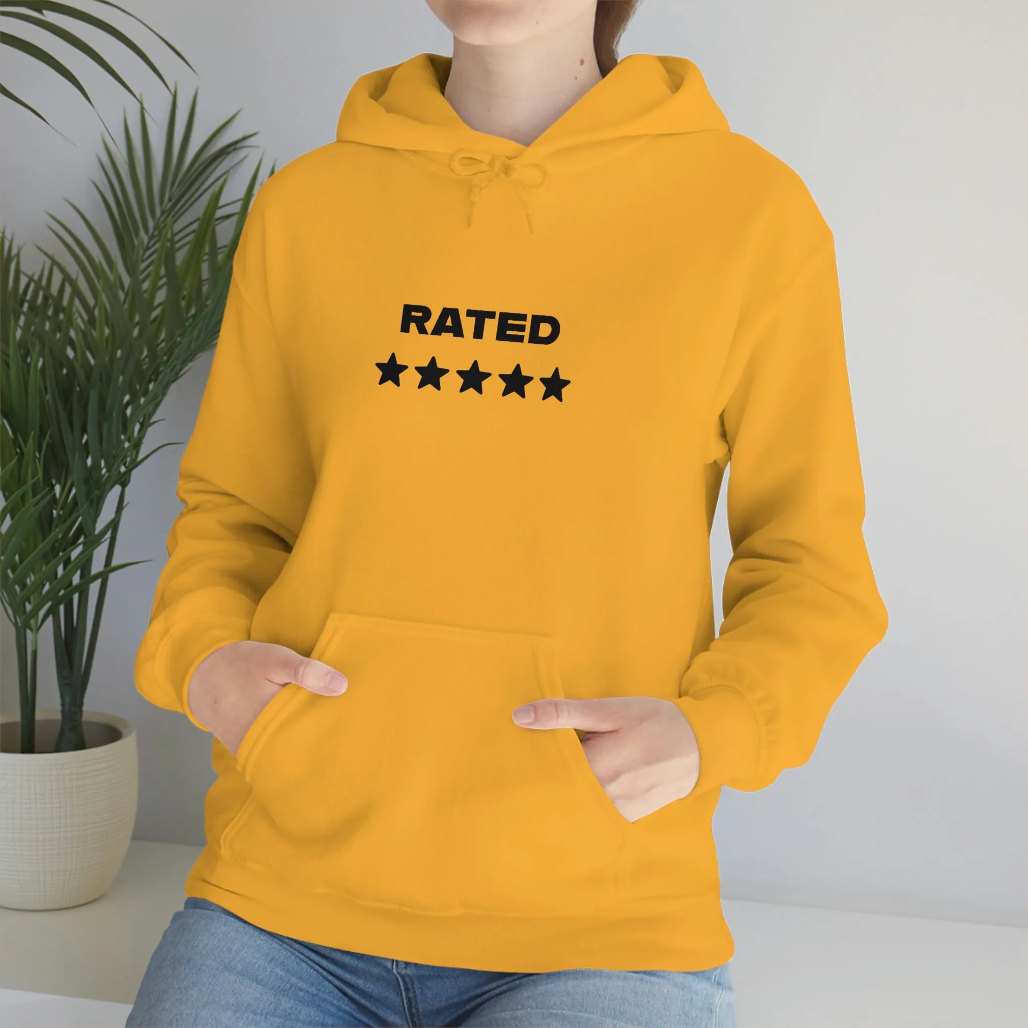 RATED 5 STARS Heavy Blend Hooded Sweatshirt (Unisex)