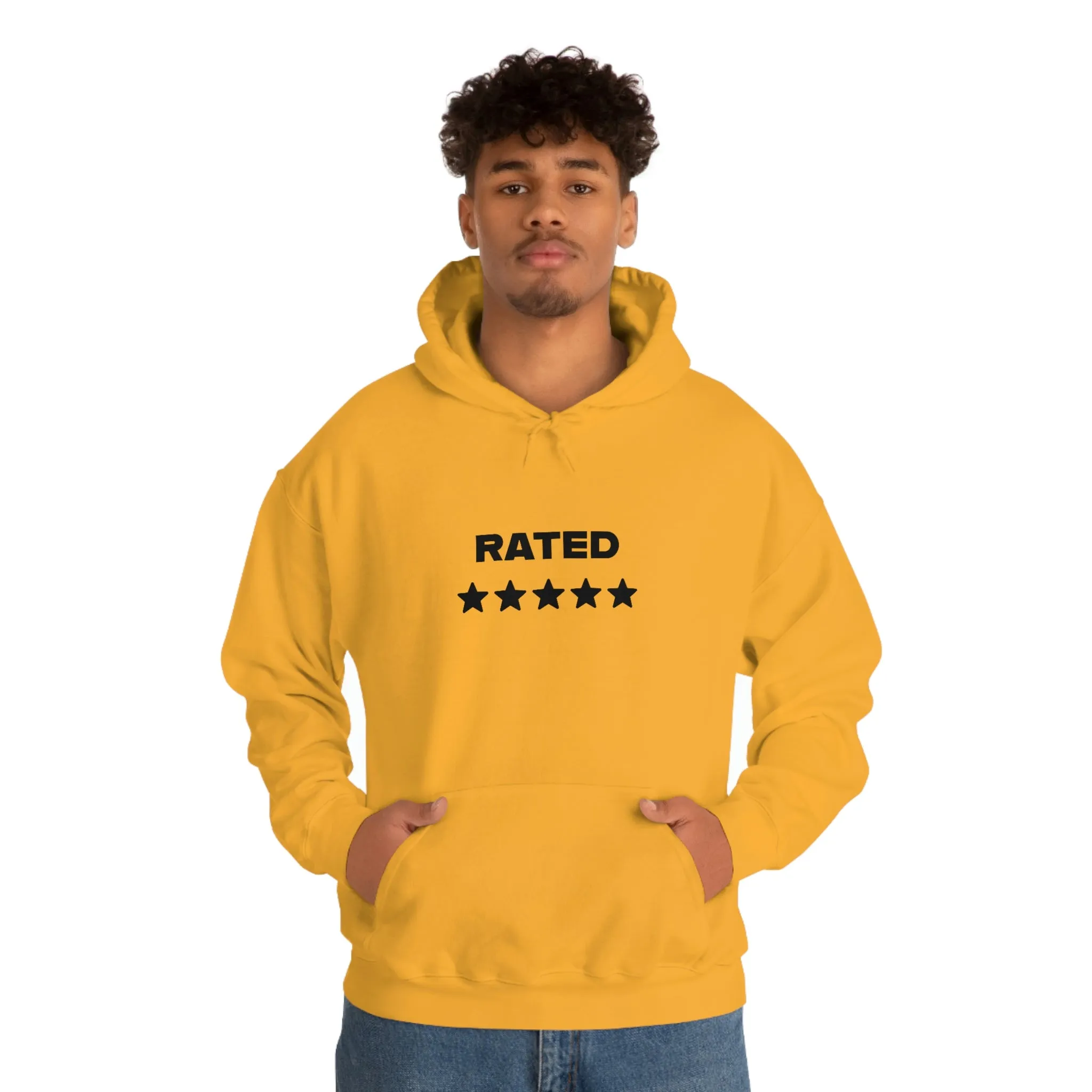 RATED 5 STARS Heavy Blend Hooded Sweatshirt (Unisex)