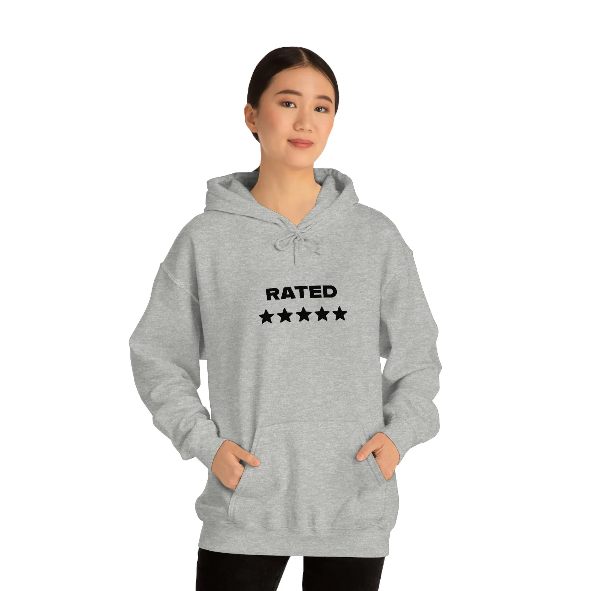 RATED 5 STARS Heavy Blend Hooded Sweatshirt (Unisex)