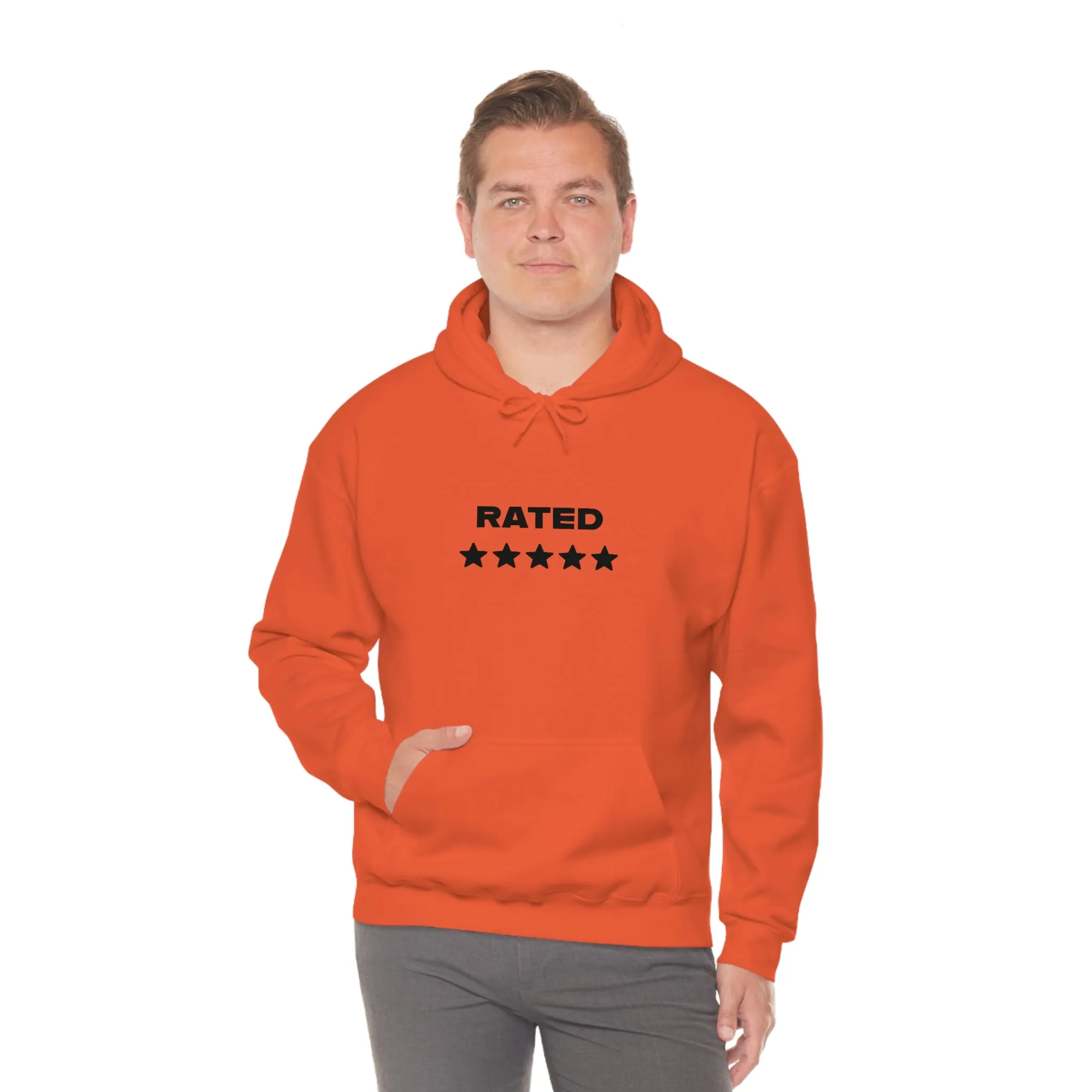 RATED 5 STARS Heavy Blend Hooded Sweatshirt (Unisex)