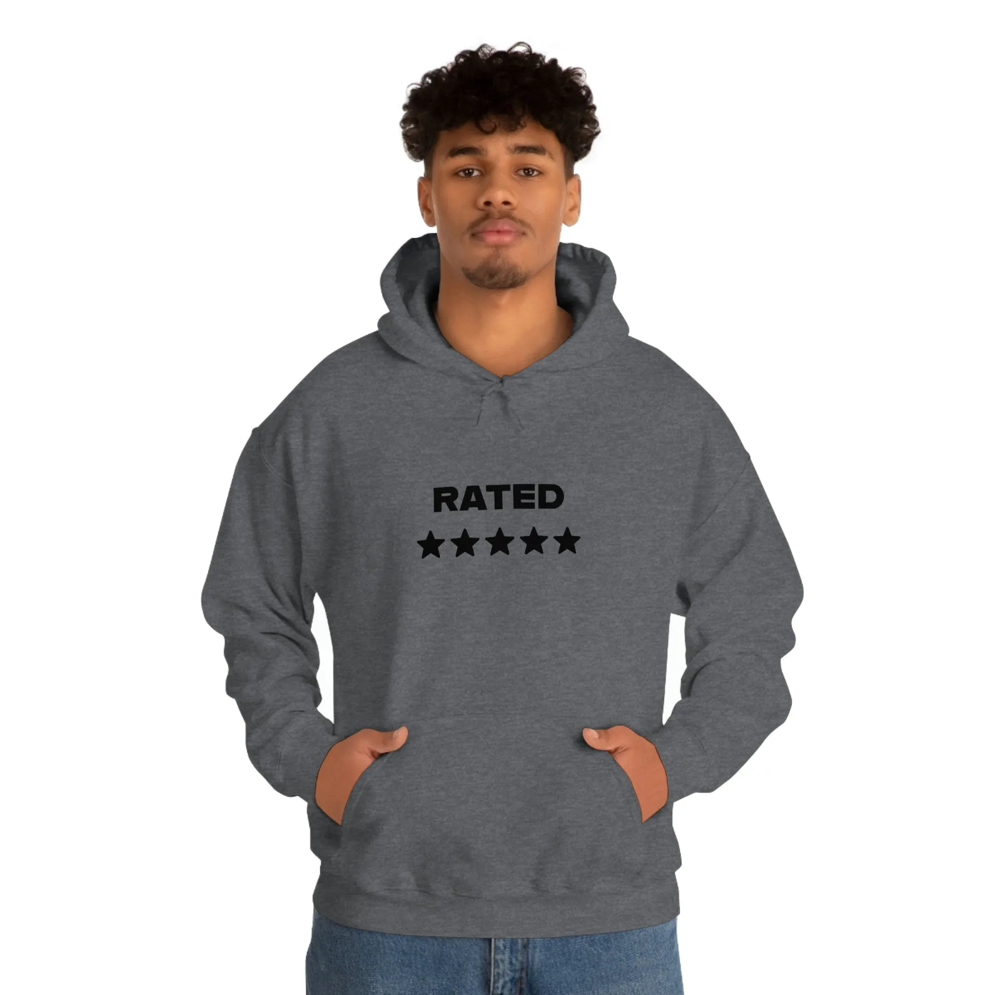RATED 5 STARS Heavy Blend Hooded Sweatshirt (Unisex)