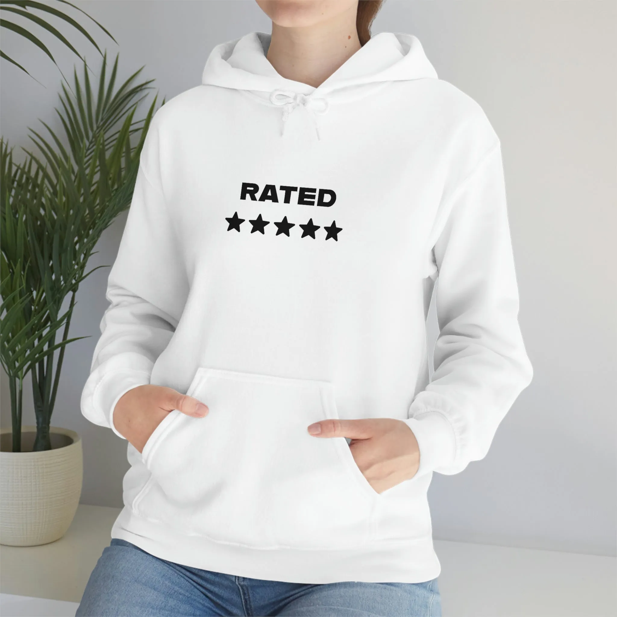 RATED 5 STARS Heavy Blend Hooded Sweatshirt (Unisex)