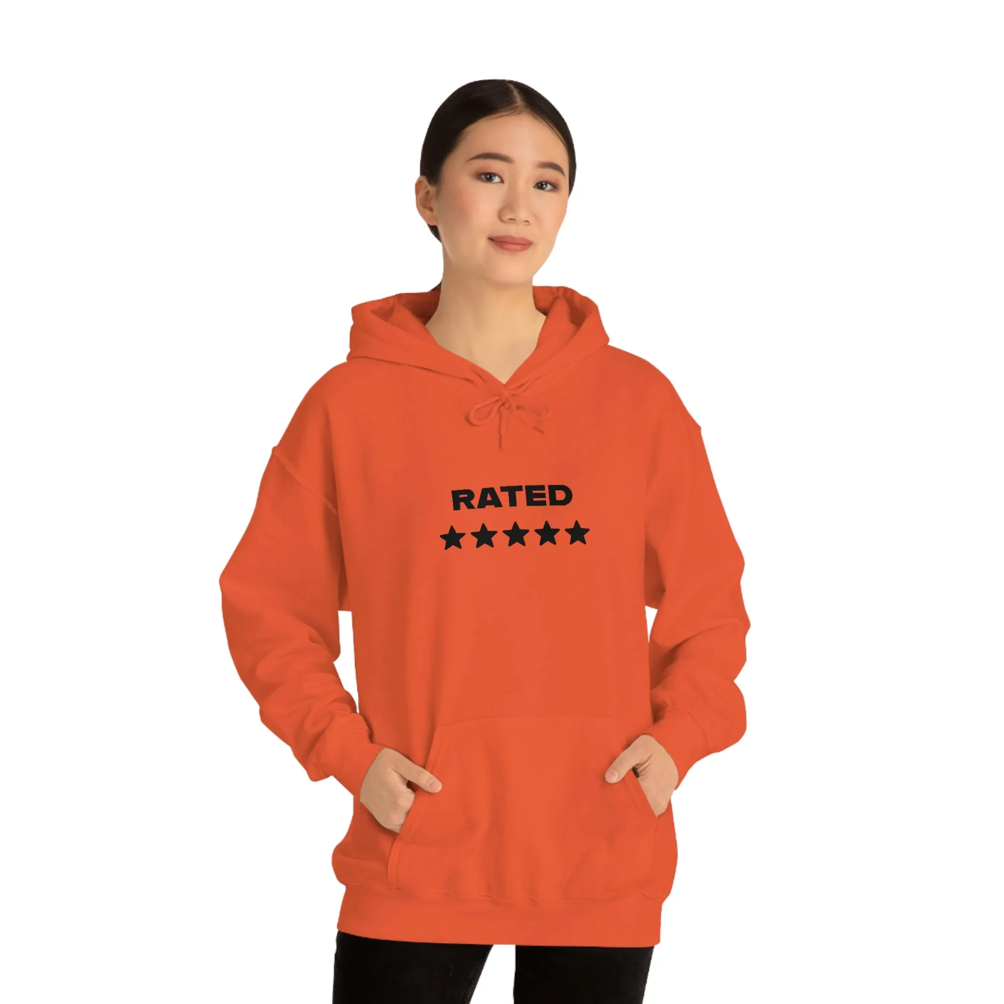 RATED 5 STARS Heavy Blend Hooded Sweatshirt (Unisex)