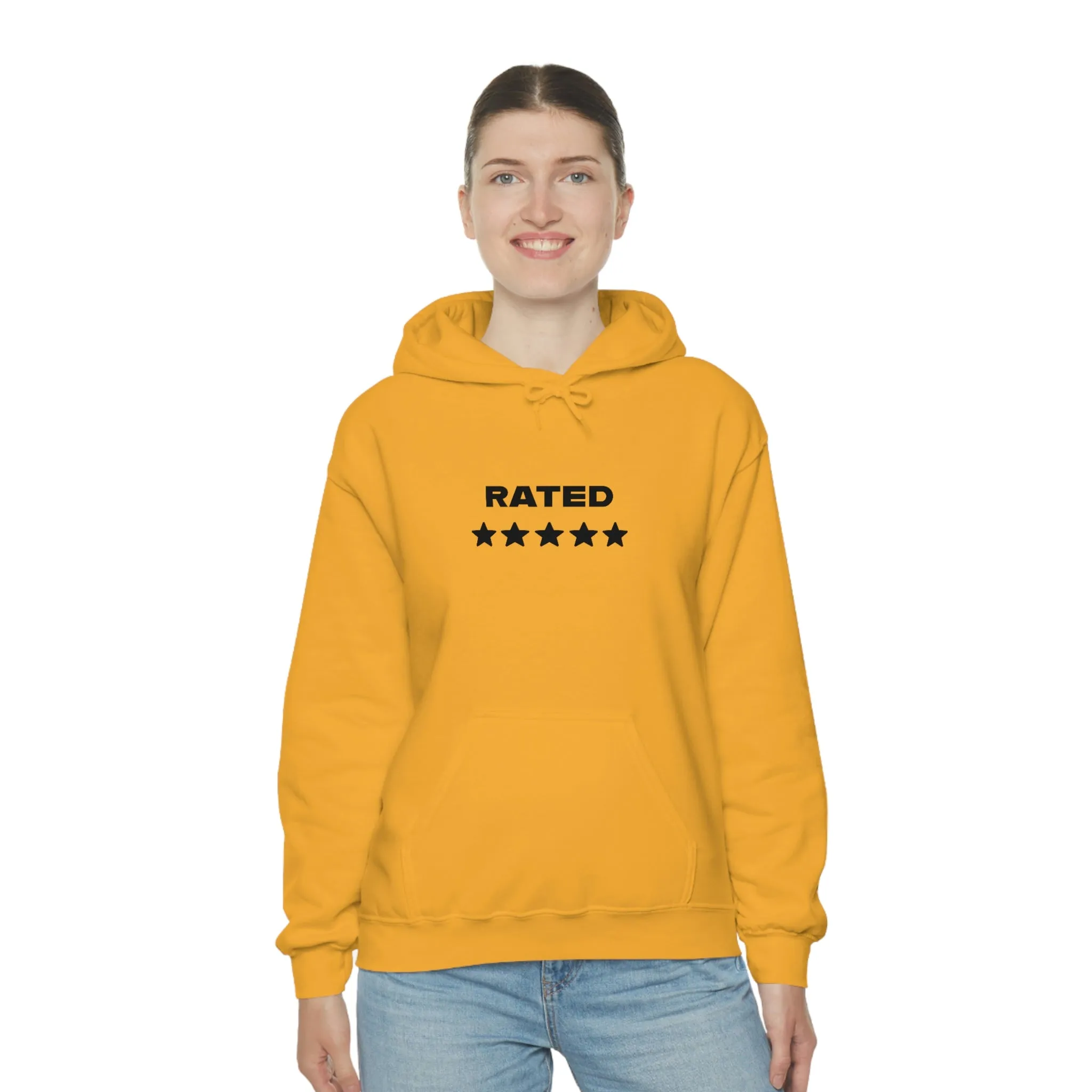 RATED 5 STARS Heavy Blend Hooded Sweatshirt (Unisex)