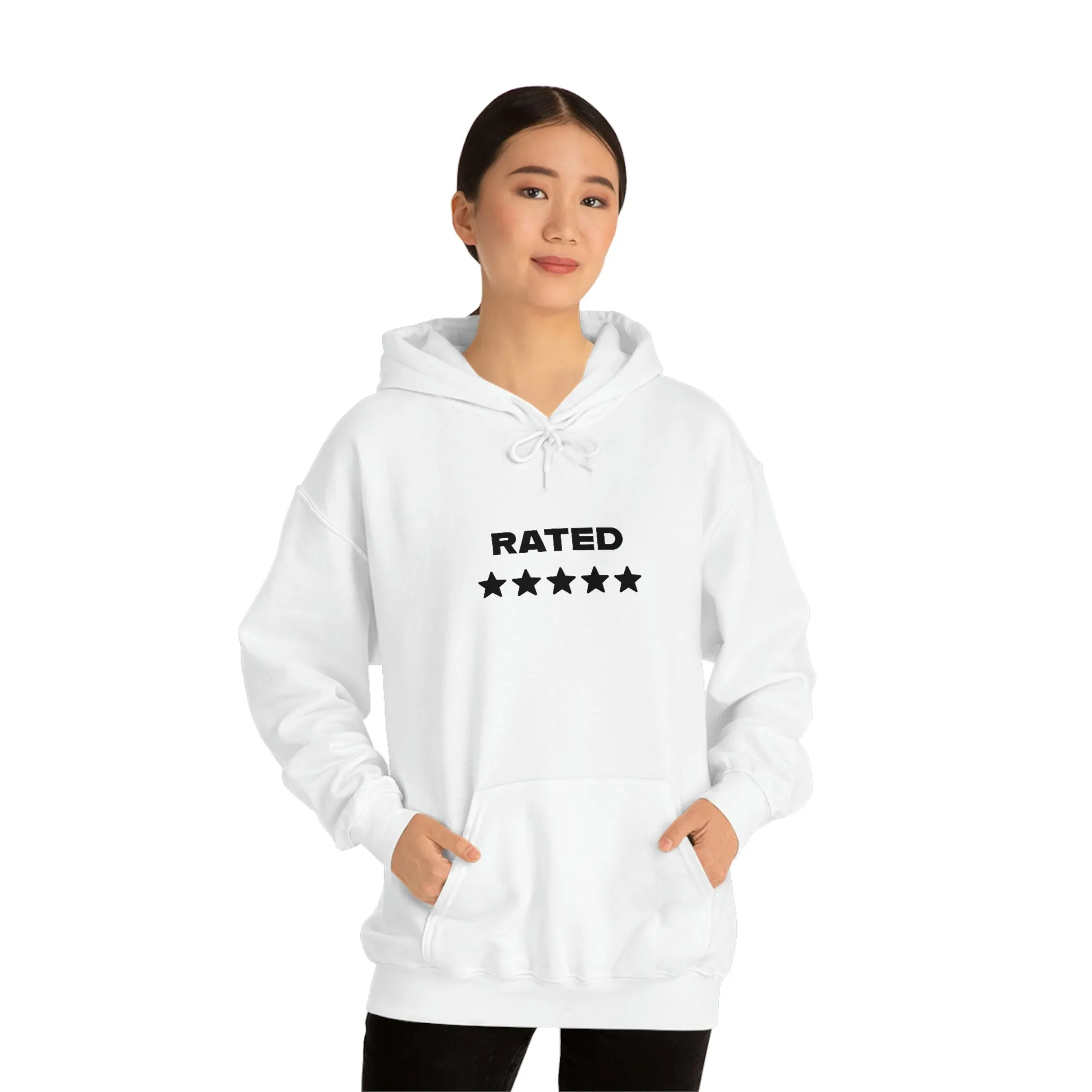 RATED 5 STARS Heavy Blend Hooded Sweatshirt (Unisex)