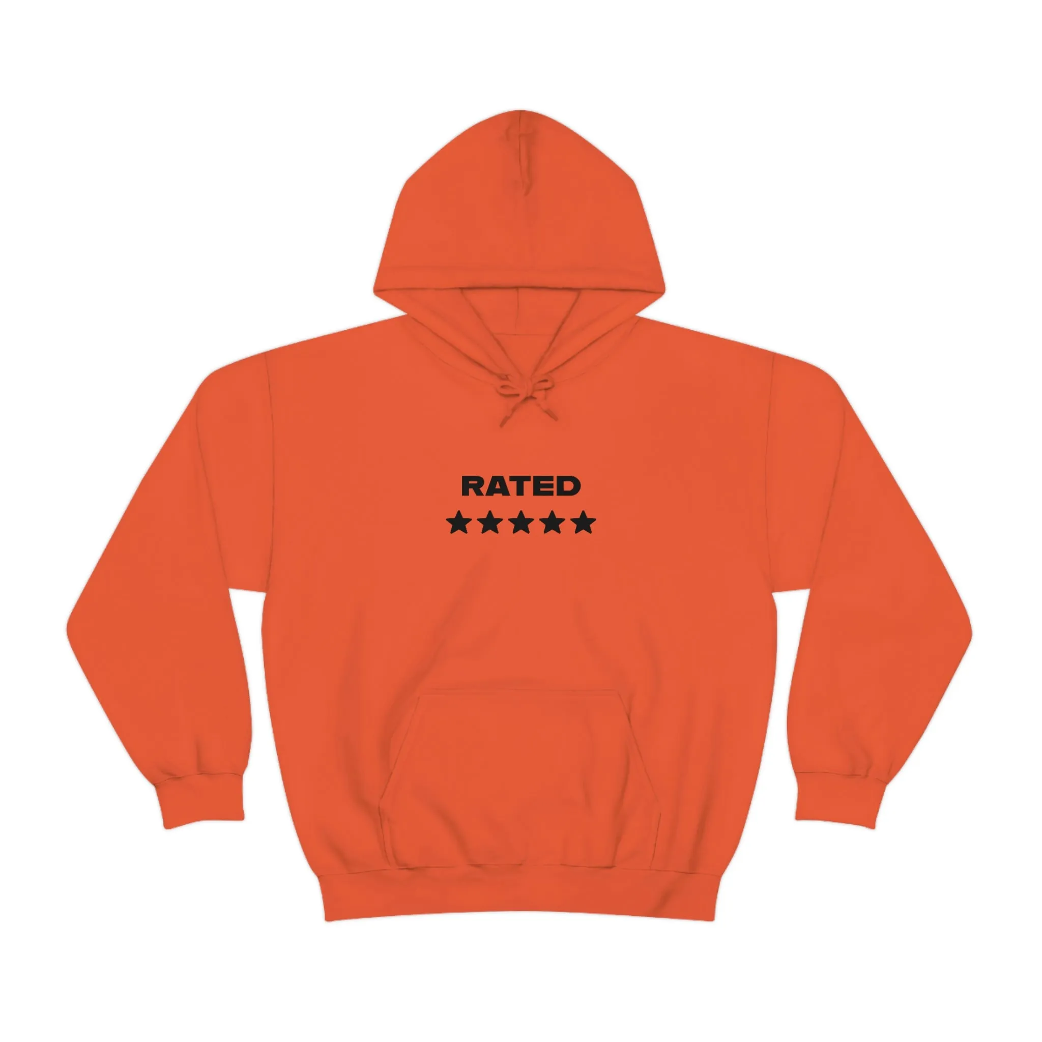 RATED 5 STARS Heavy Blend Hooded Sweatshirt (Unisex)