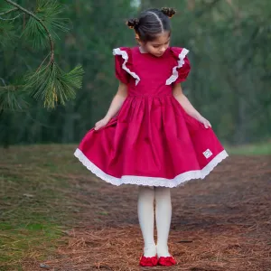 Red Vintage Fancy Dress