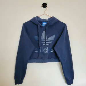 Reworked Crop Adidas Hoodie | Size 8