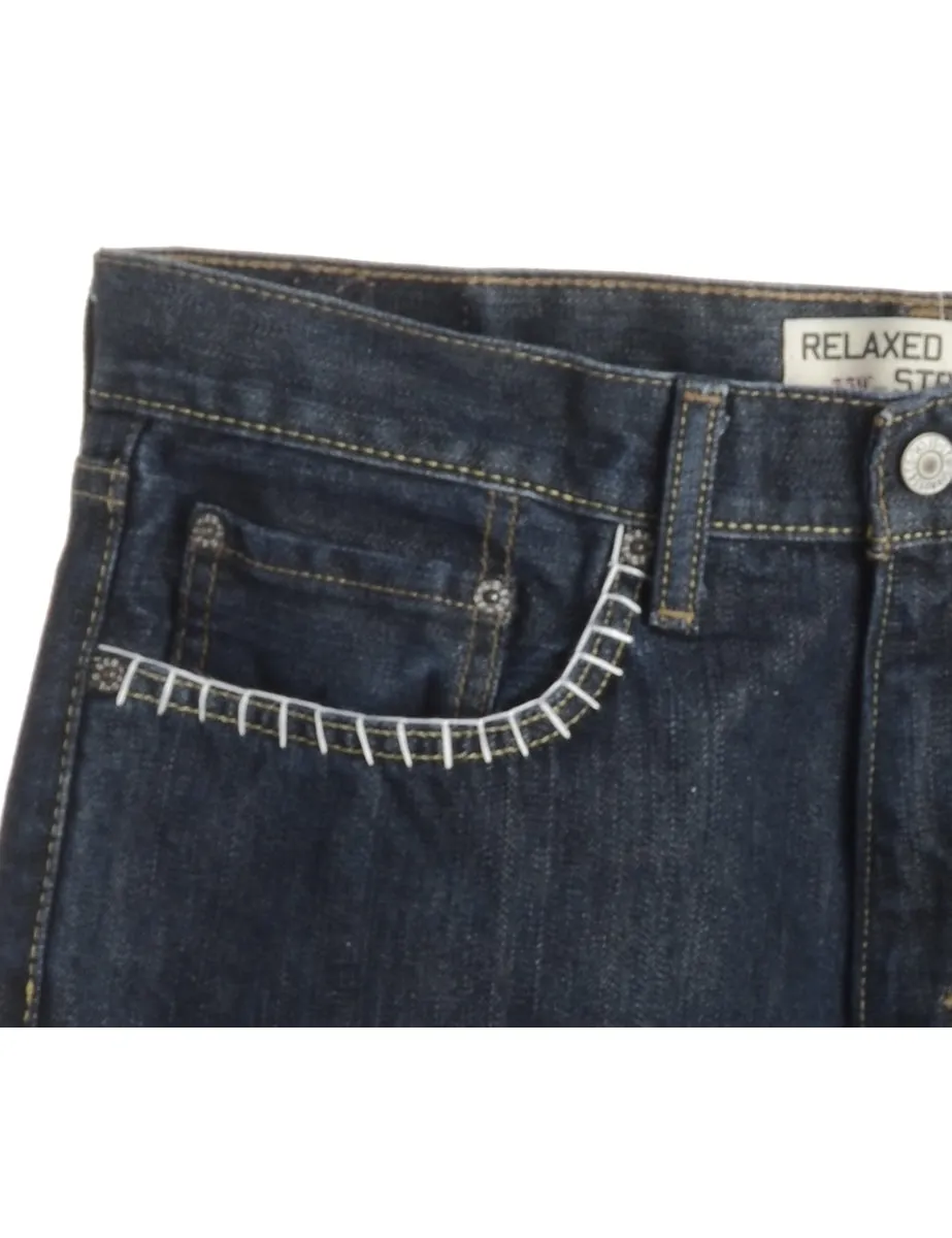 Reworked Levi's Shorts Denim Repair - W32