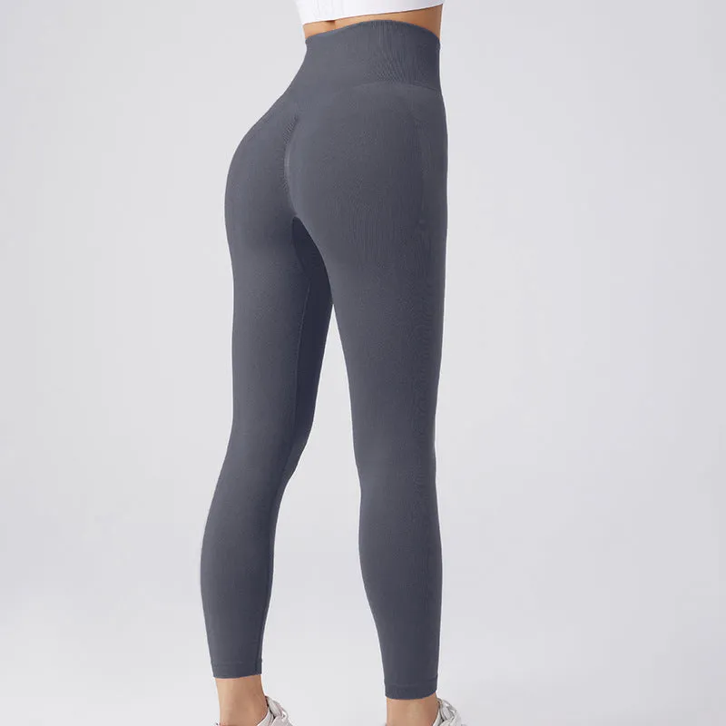 Seamless Tummy Control Workout Leggings For Women