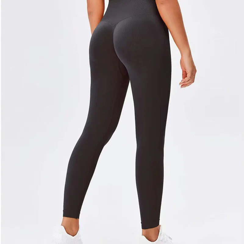 Seamless Tummy Control Workout Leggings For Women