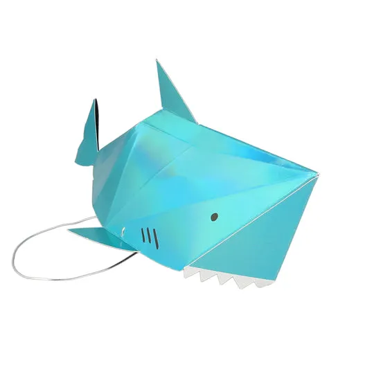 Shark Under The Sea Party Hat-8pk
