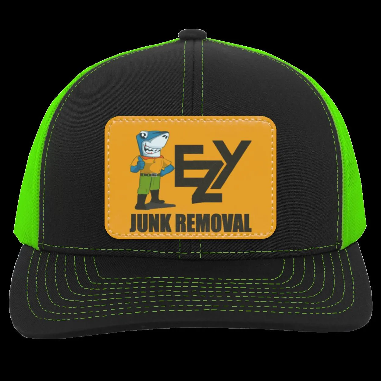 sharkhat EZY Junk Removal Trucker Snap Back - Patch