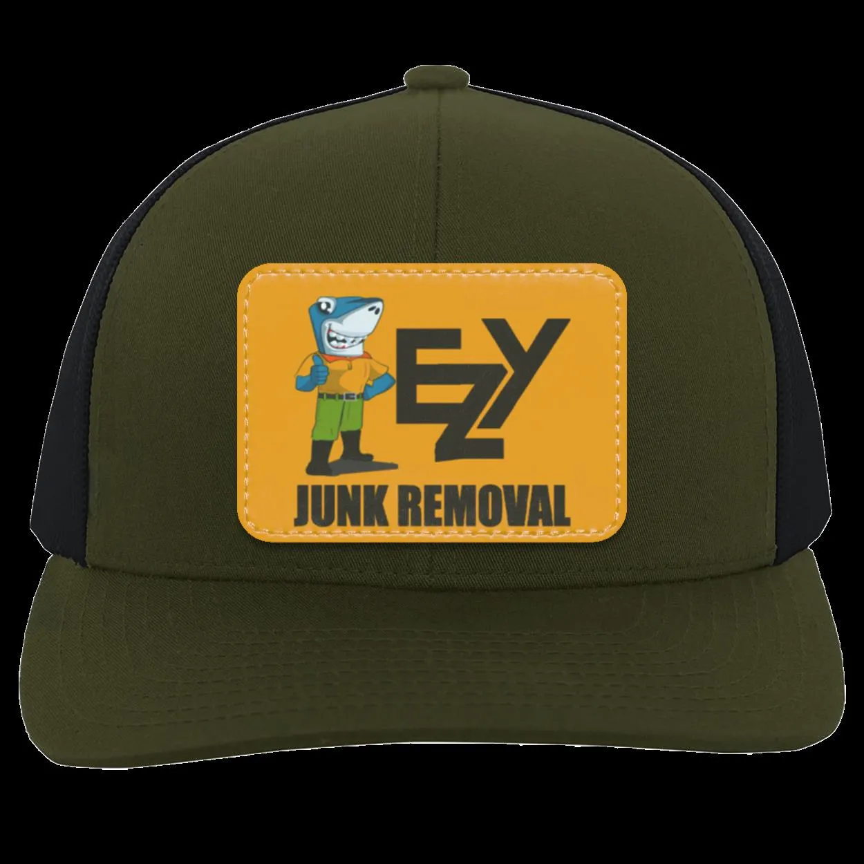 sharkhat EZY Junk Removal Trucker Snap Back - Patch