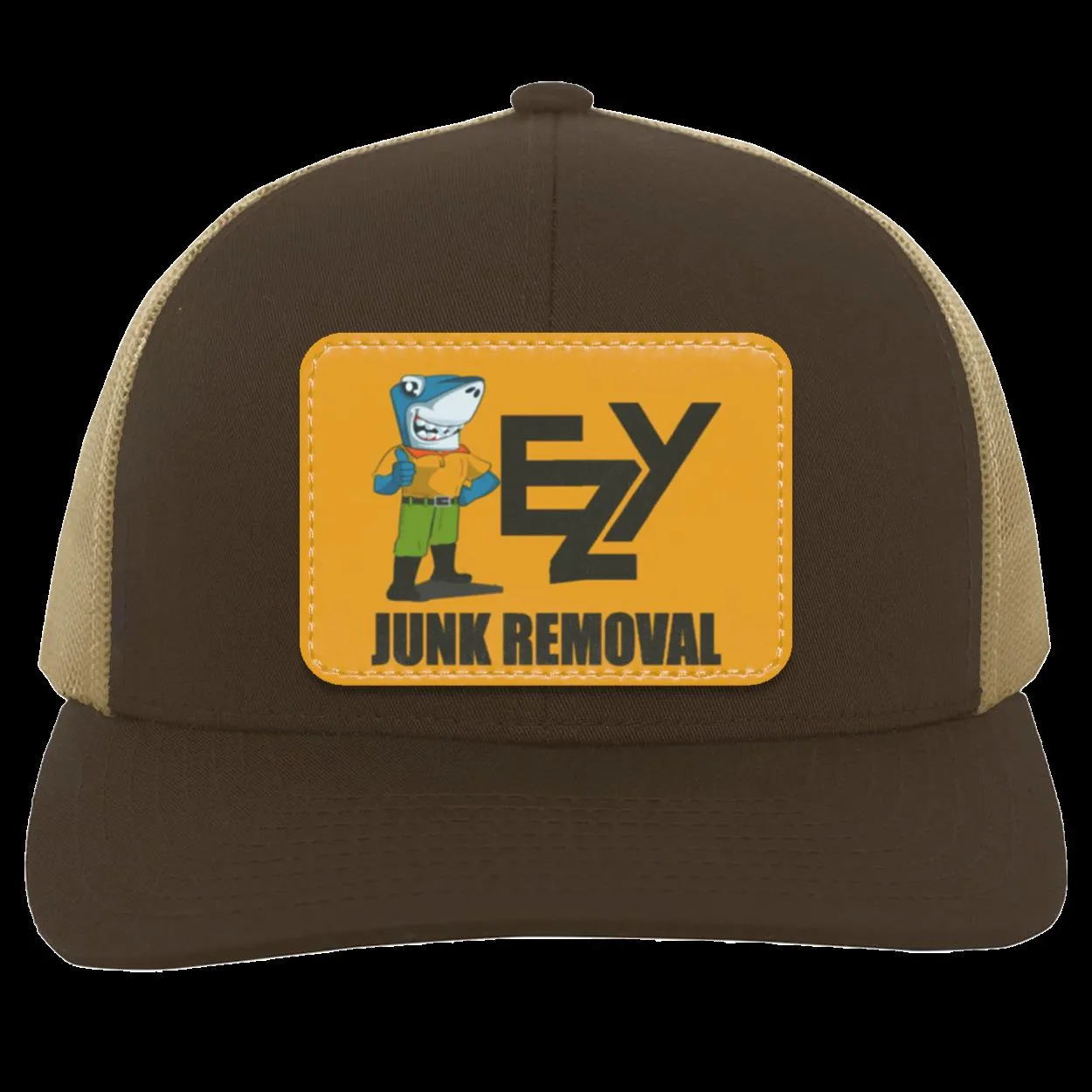 sharkhat EZY Junk Removal Trucker Snap Back - Patch