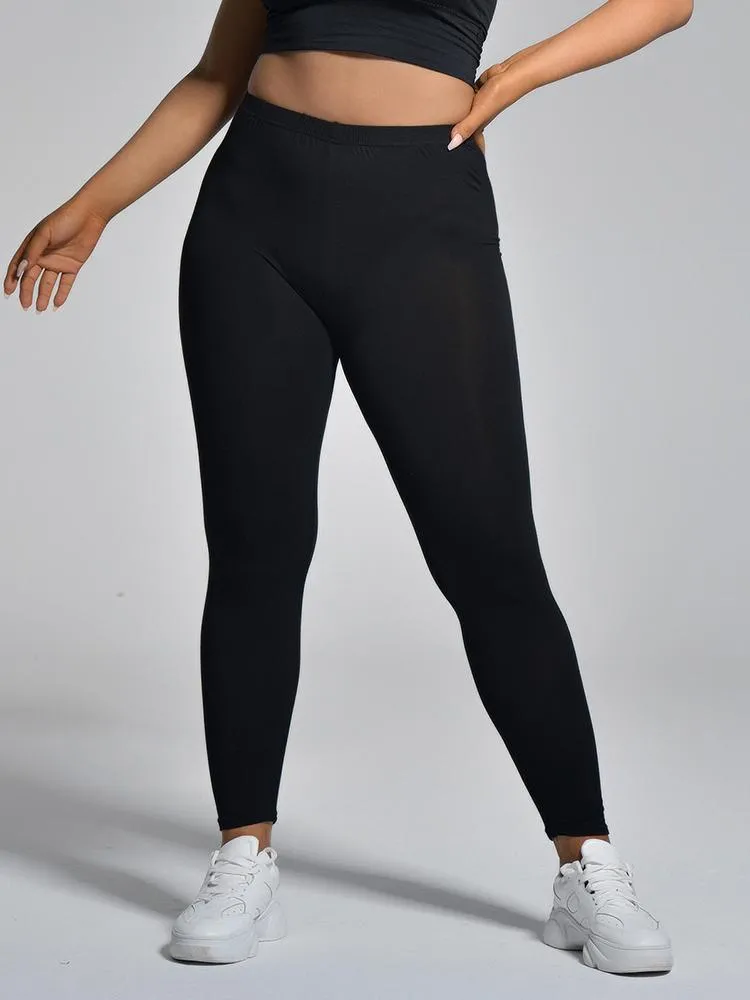 Skinny Solid Color Leggings