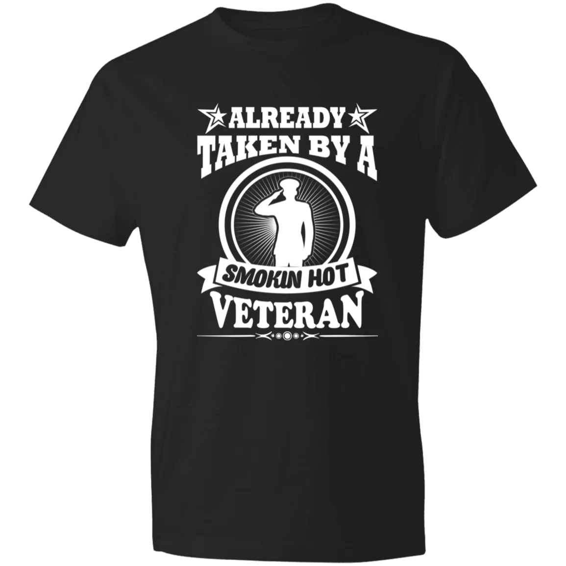Smokin Hot Veteran Men's Lightweight T-Shirt 4.5 oz