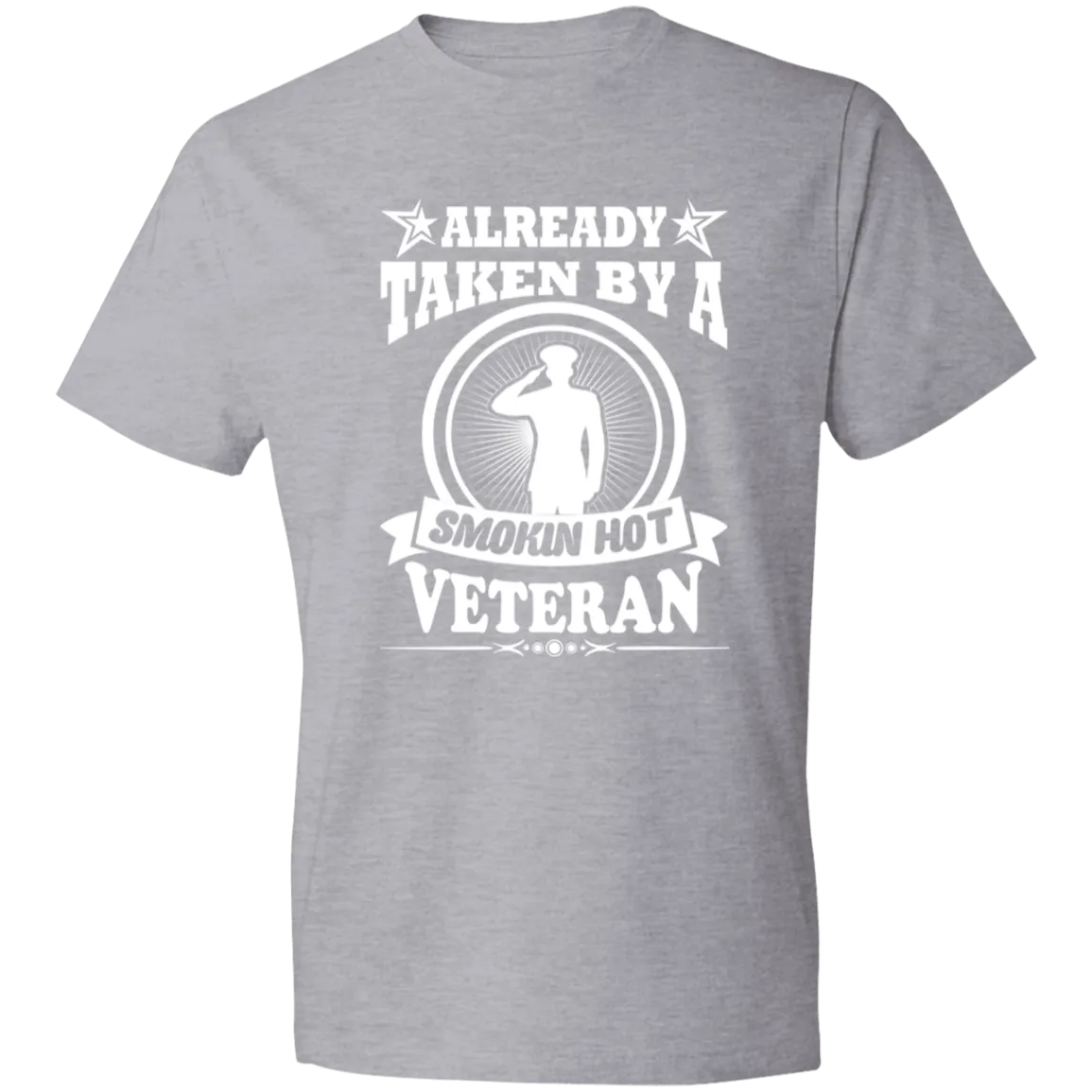 Smokin Hot Veteran Men's Lightweight T-Shirt 4.5 oz