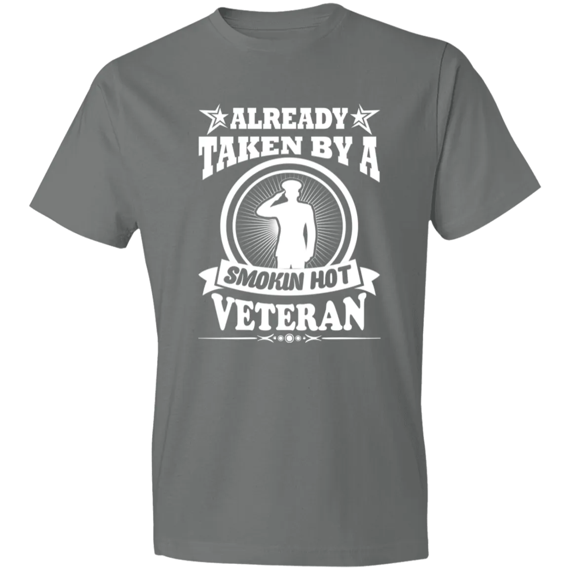 Smokin Hot Veteran Men's Lightweight T-Shirt 4.5 oz