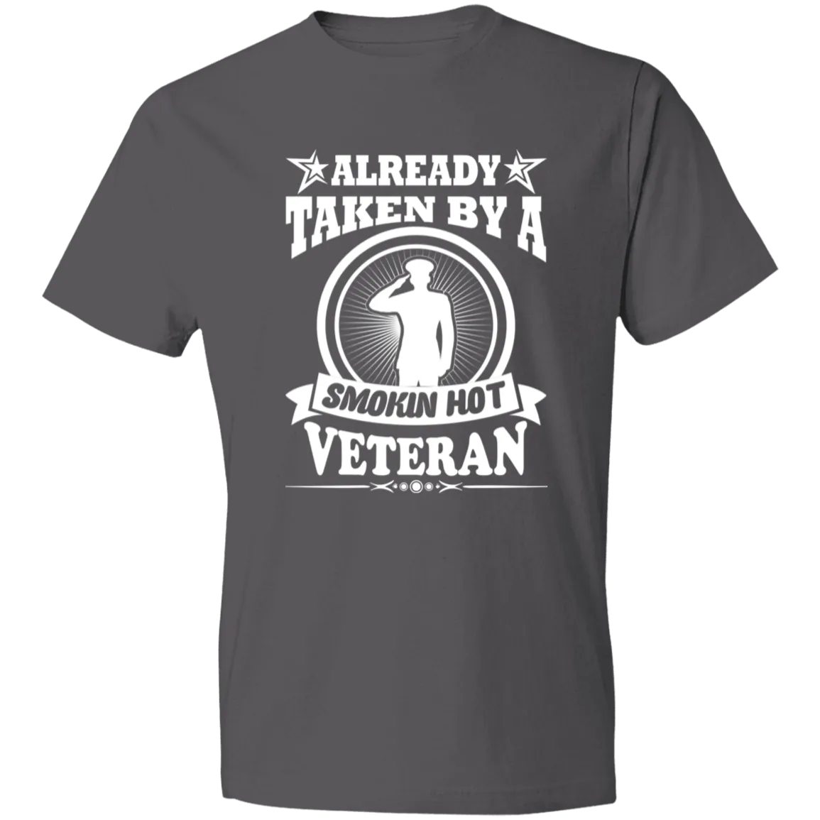 Smokin Hot Veteran Men's Lightweight T-Shirt 4.5 oz