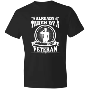 Smokin Hot Veteran Men's Lightweight T-Shirt 4.5 oz