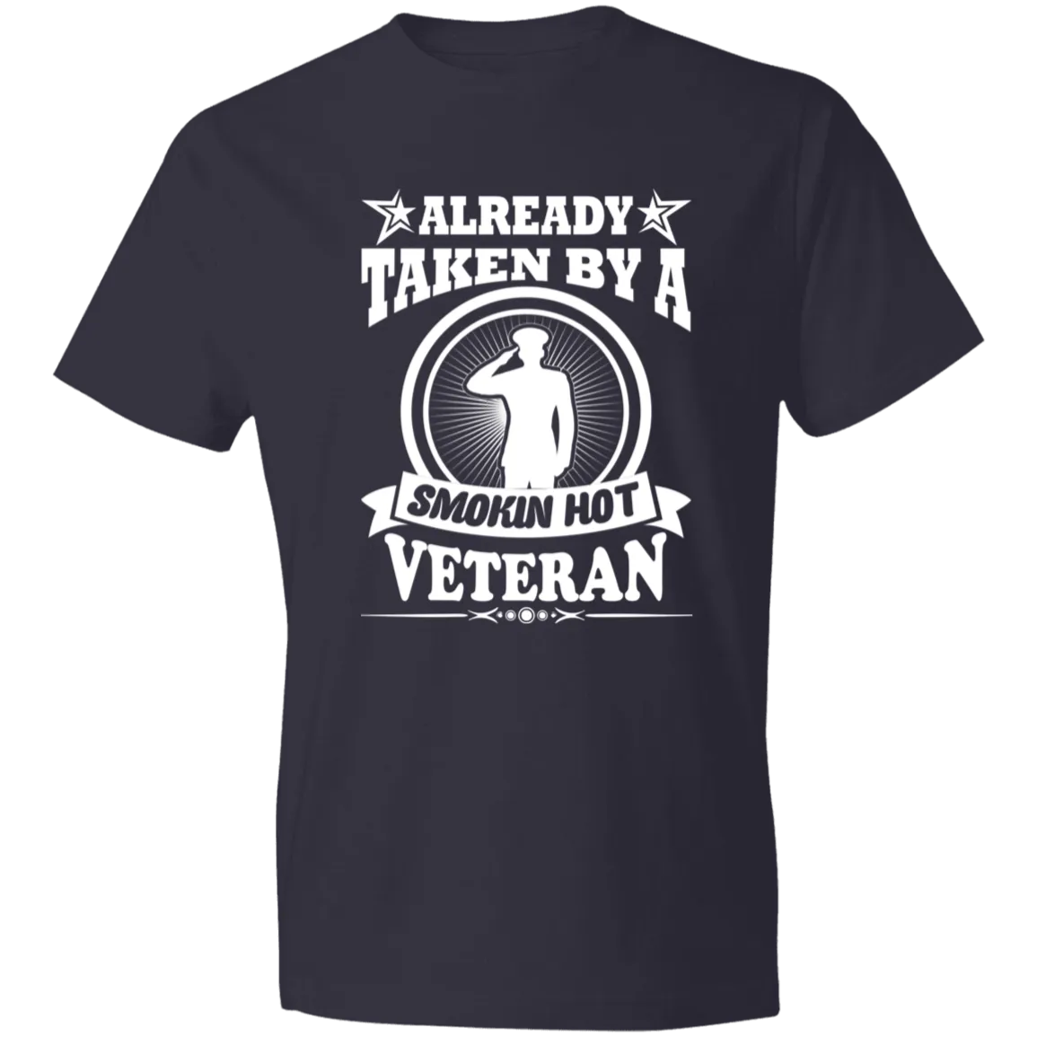 Smokin Hot Veteran Men's Lightweight T-Shirt 4.5 oz