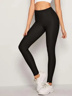 Solid Skinny Leggings