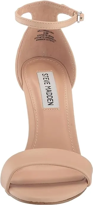 Steve Madden Mallor Tan Ankle Strap Round Open Toe Wedge Heeled Fashion Sandals