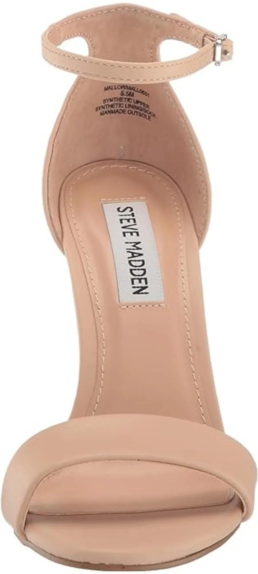 Steve Madden Mallor Tan Ankle Strap Round Open Toe Wedge Heeled Fashion Sandals