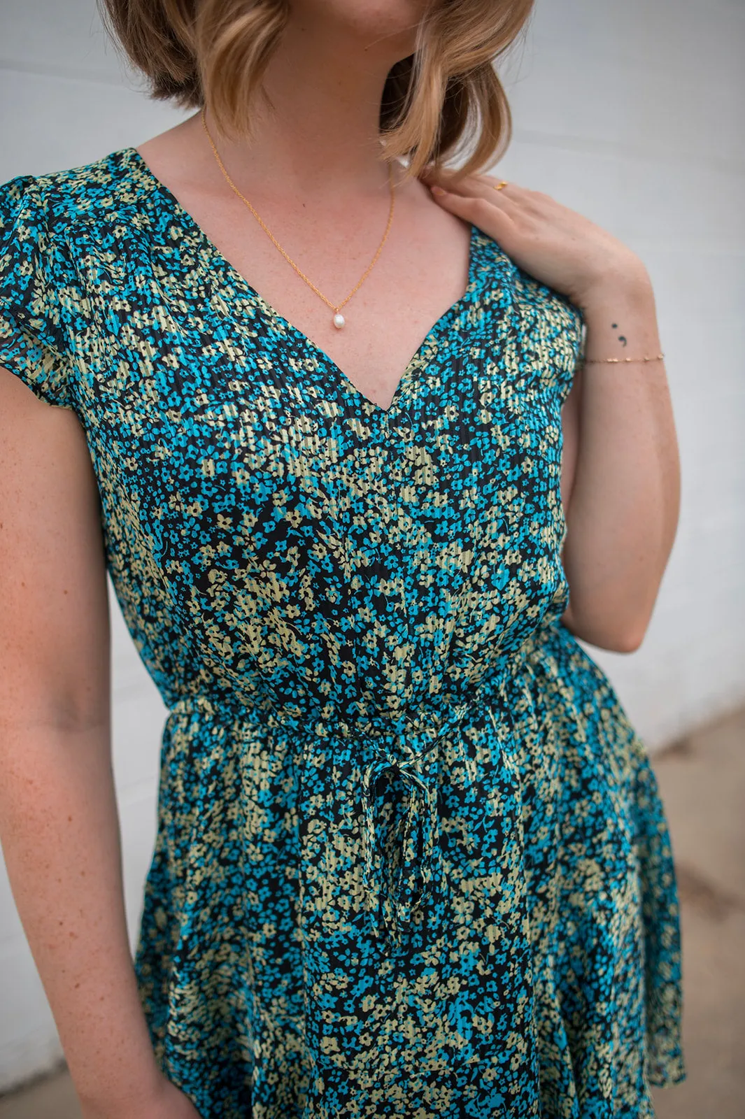 The Arya Dress - Black Multi