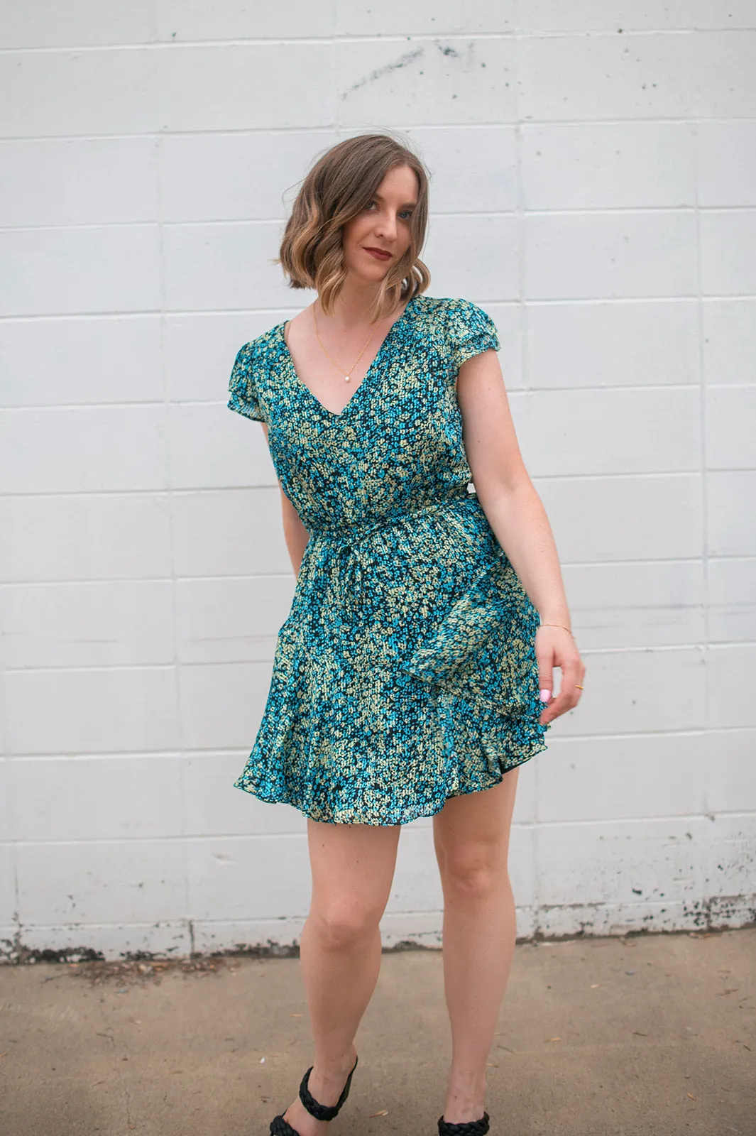 The Arya Dress - Black Multi