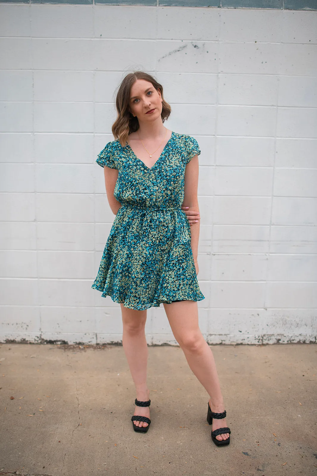 The Arya Dress - Black Multi