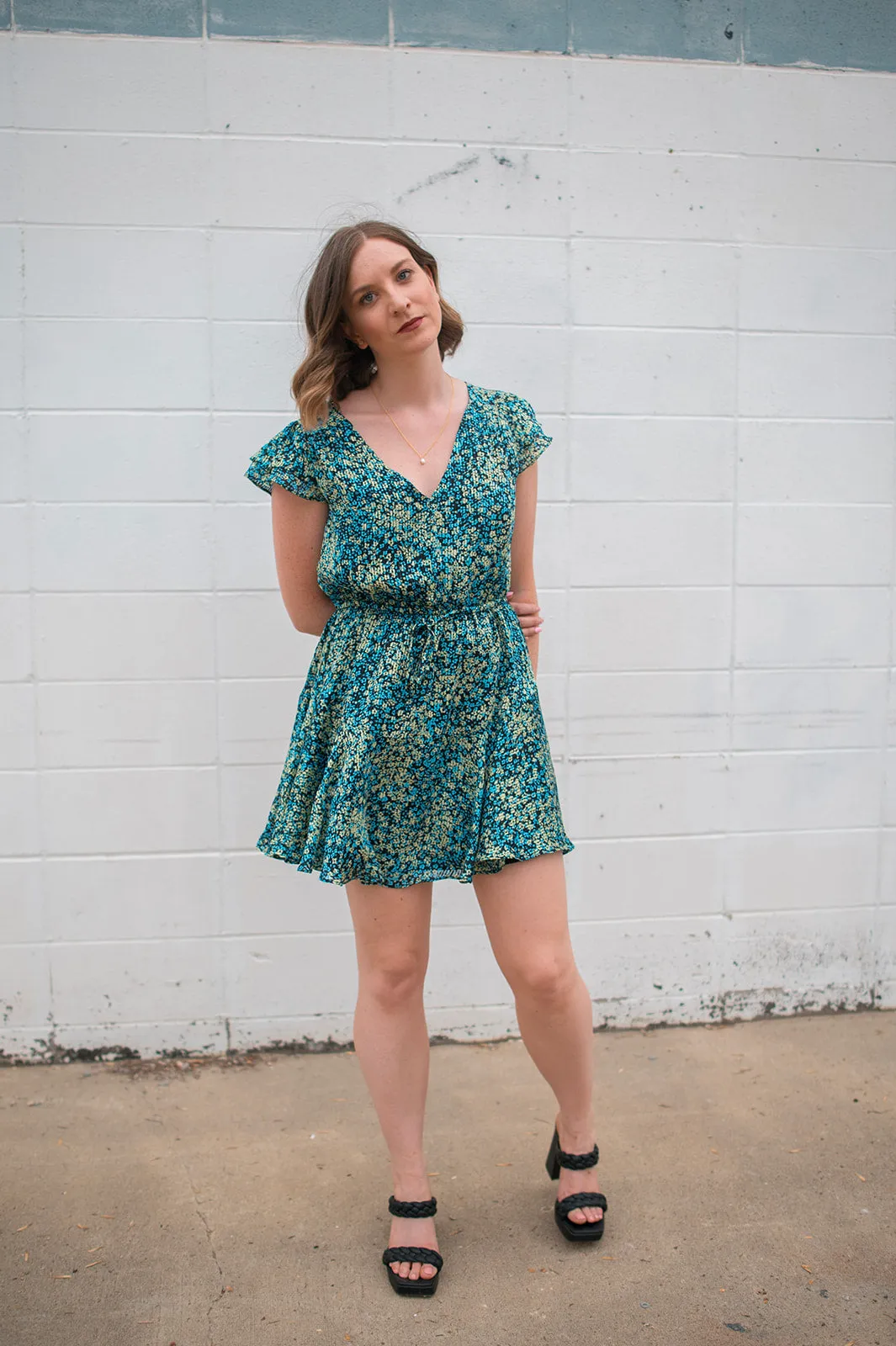 The Arya Dress - Black Multi