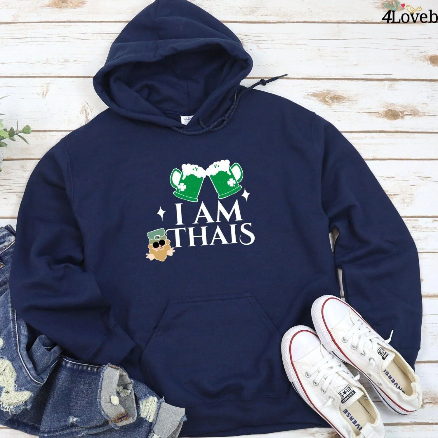 Too Drunk Couple Custom Matching Set - Personalize with (NAME) - St. Patrick's Day Humor Outfits