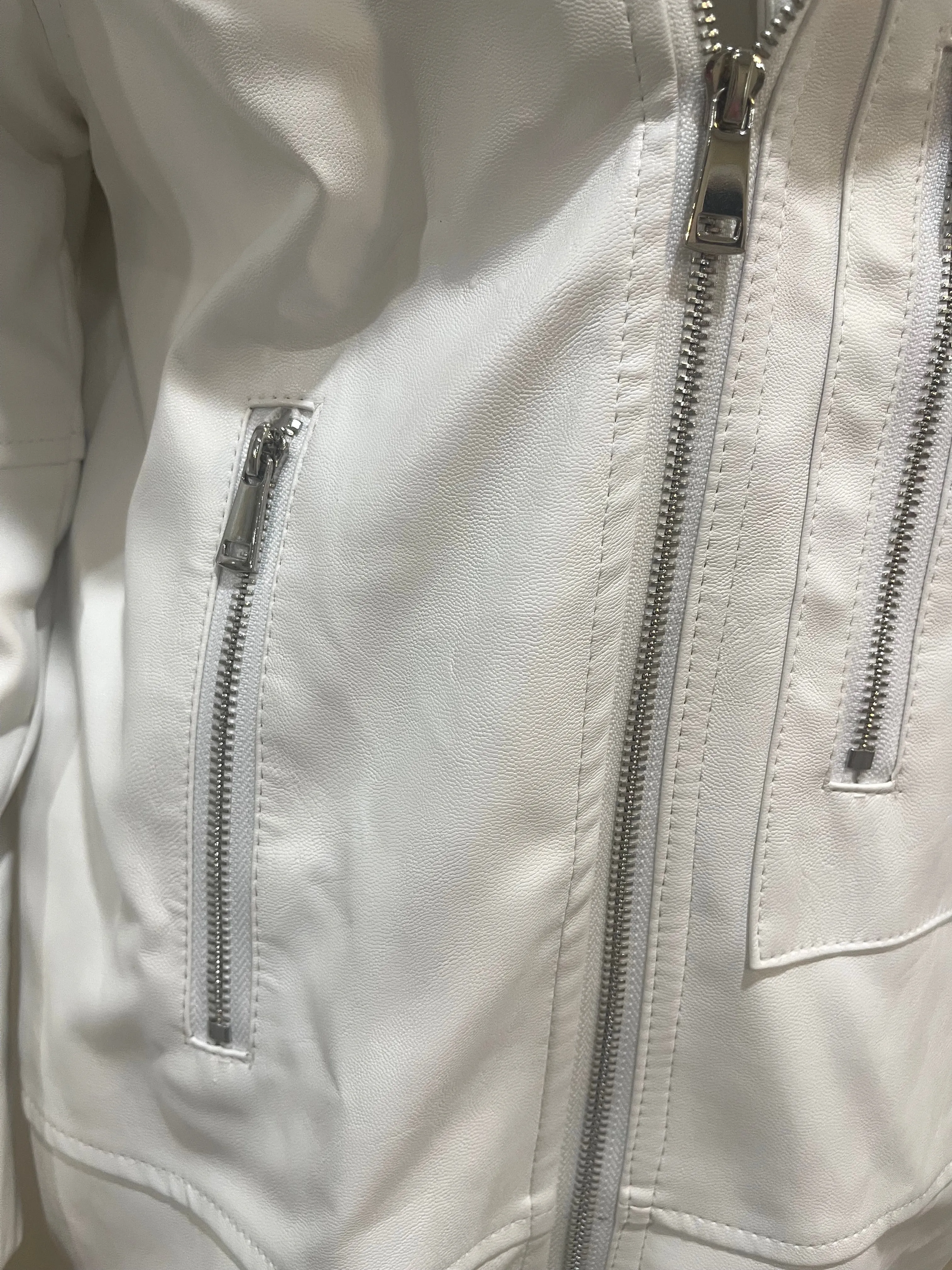Vegan Leather Moto Jacket