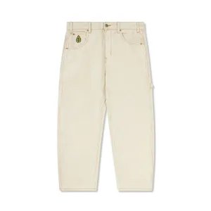 Weathergear Heavy Weight Denim Jeans, Washed Khaki
